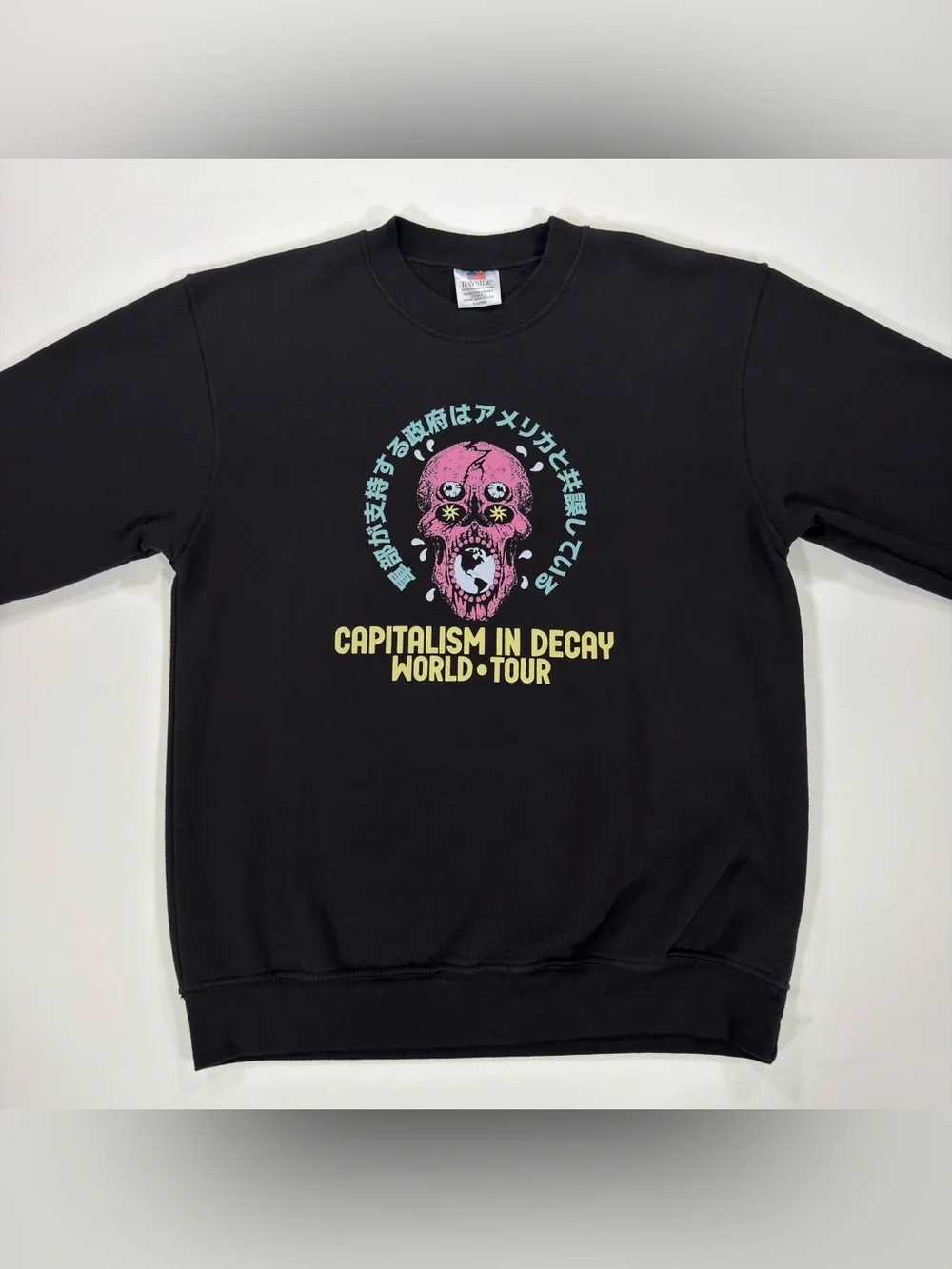 Capitalism In Decay World Tour BlackSweatshirt XL Hasan Piker